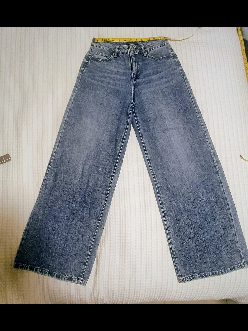 Sincerly Jules High-Rise Wide Leg Jeans in Washed Blue